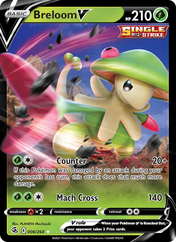 Breloom V 6/264 Fusion Strike
