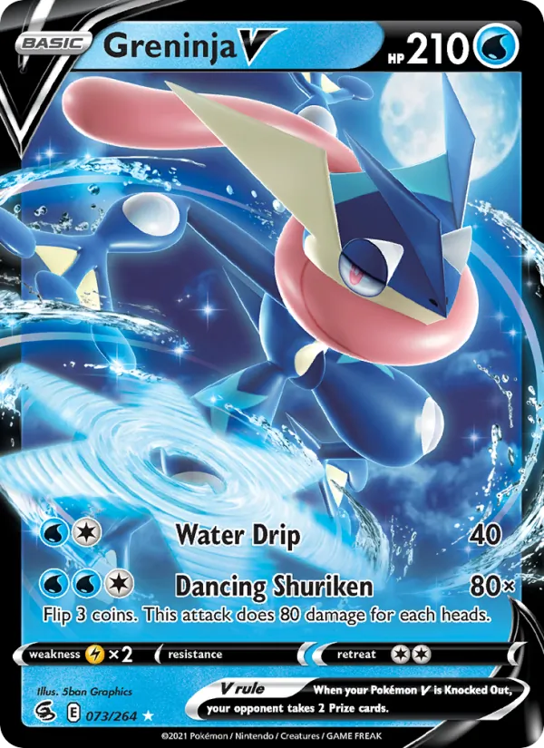 Greninja V 73/264 Fusion Strike