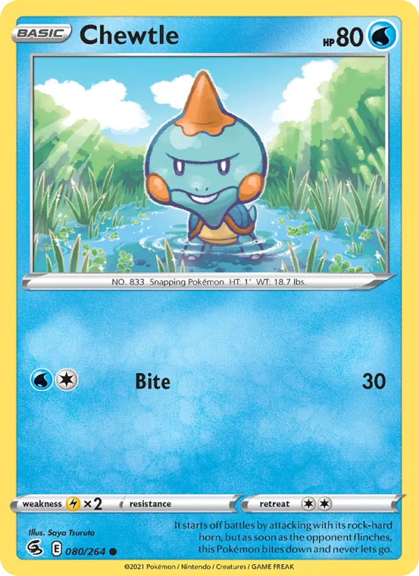 Chewtle 80/264 Fusion Strike