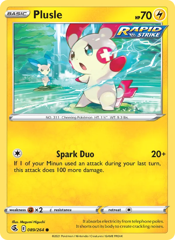 Plusle 89/264 Fusion Strike
