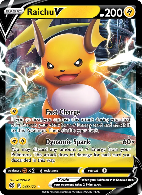 Raichu V 045/172 Brilliant Stars