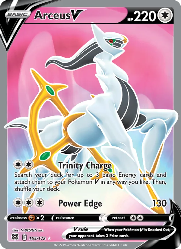 Arceus V 165/172 Brilliant Stars