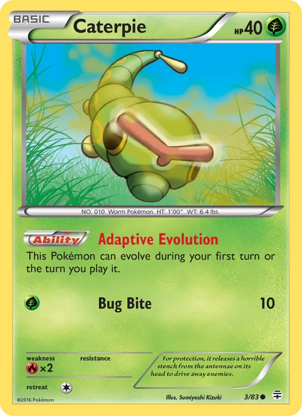Caterpie 3/83 Generations