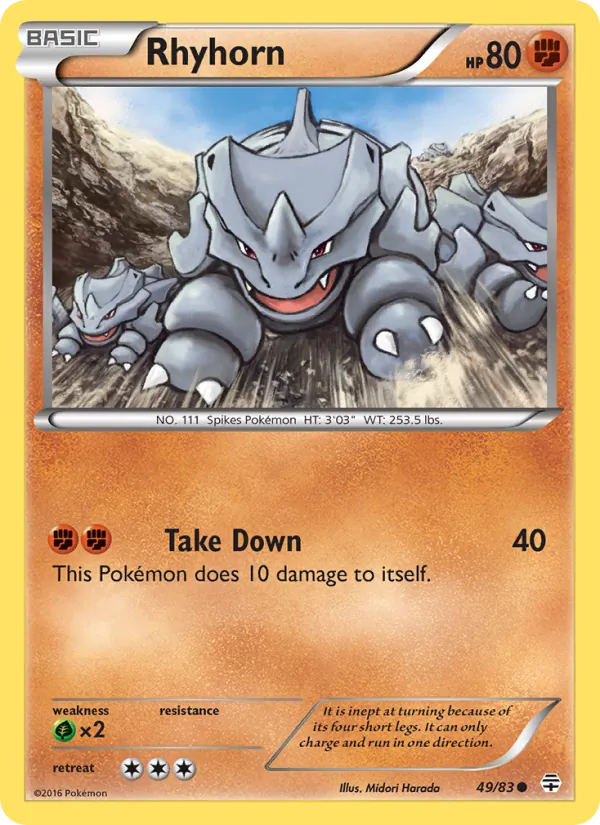 Rhyhorn 49/83 Generations