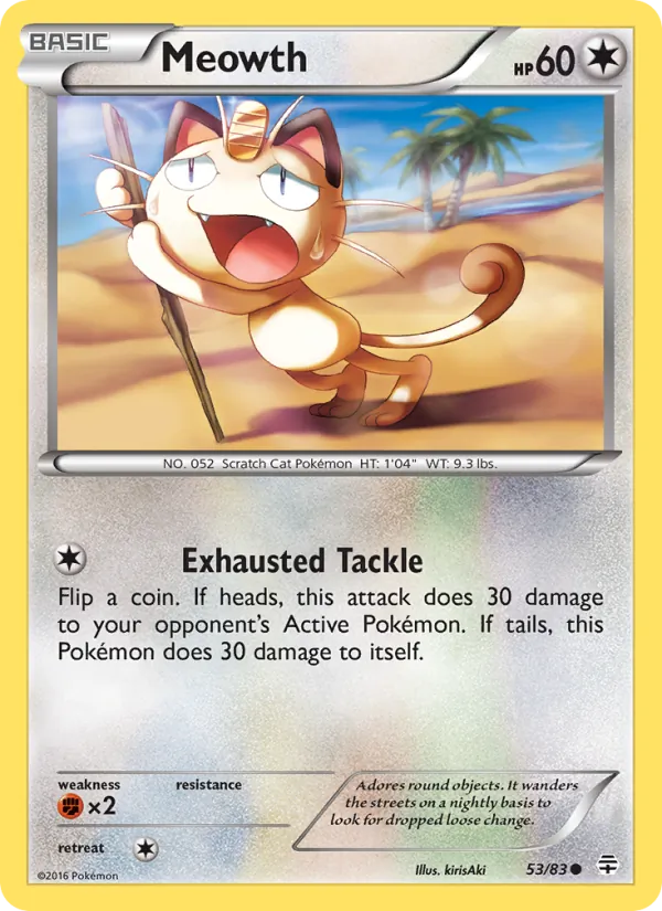 Meowth 53/83 Generations