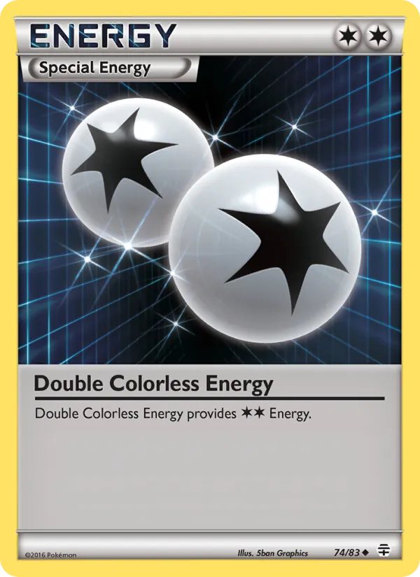 Double Colorless Energy 74/83 Generations