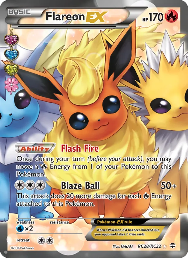 Flareon EX RC28 Generations