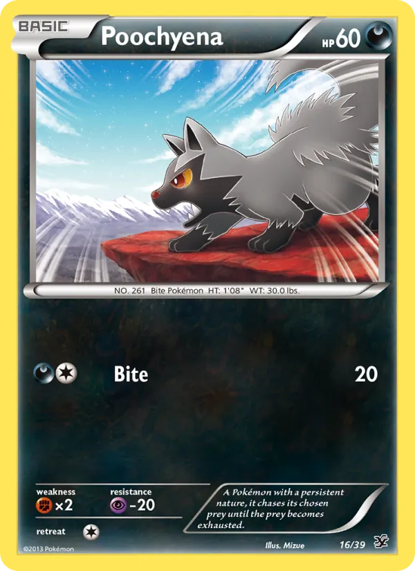 Poochyena 16/39 Kalos Starter Set