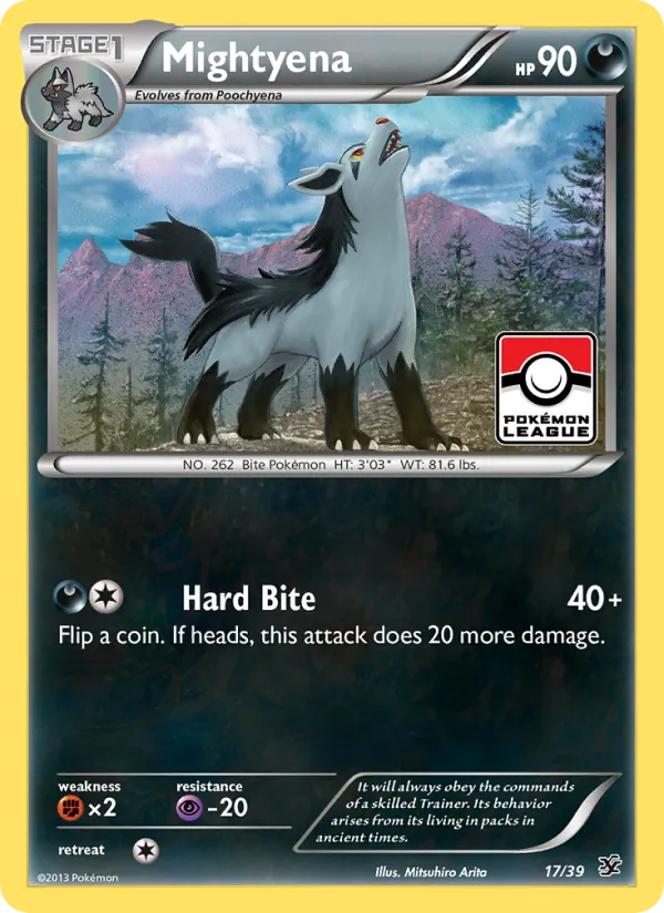 Mightyena 17/39 Kalos Starter Set