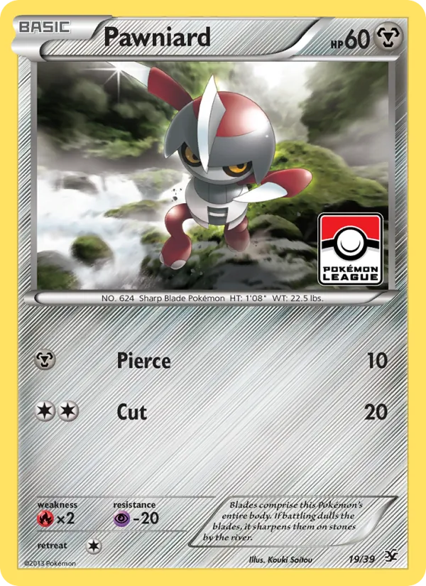 Pawniard 19/39 Kalos Starter Set