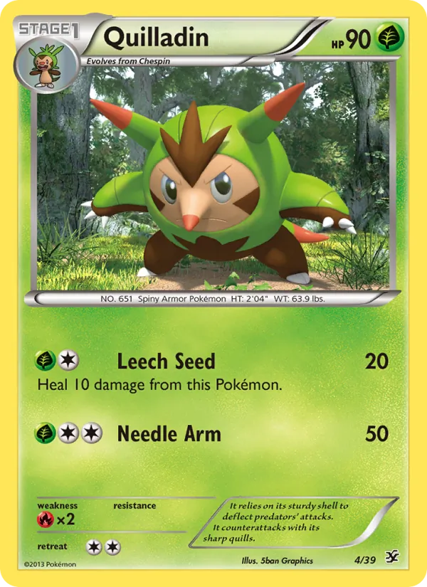 Quilladin 4/39 Kalos Starter Set