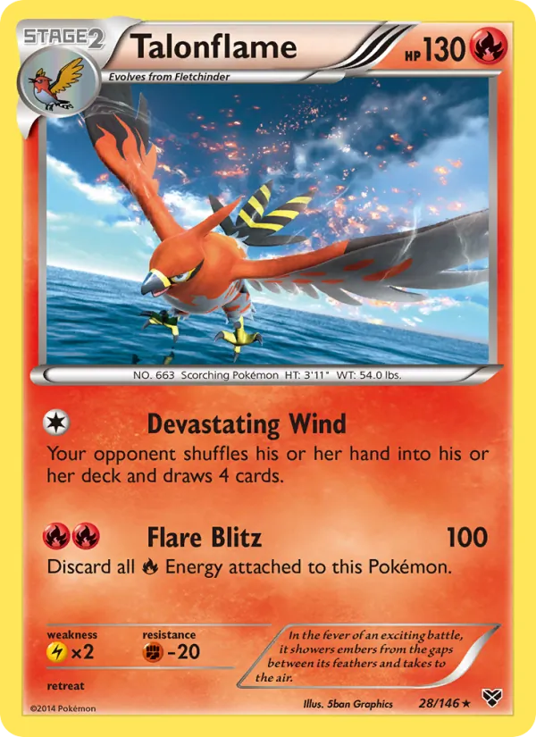 Talonflame 28/146 XY