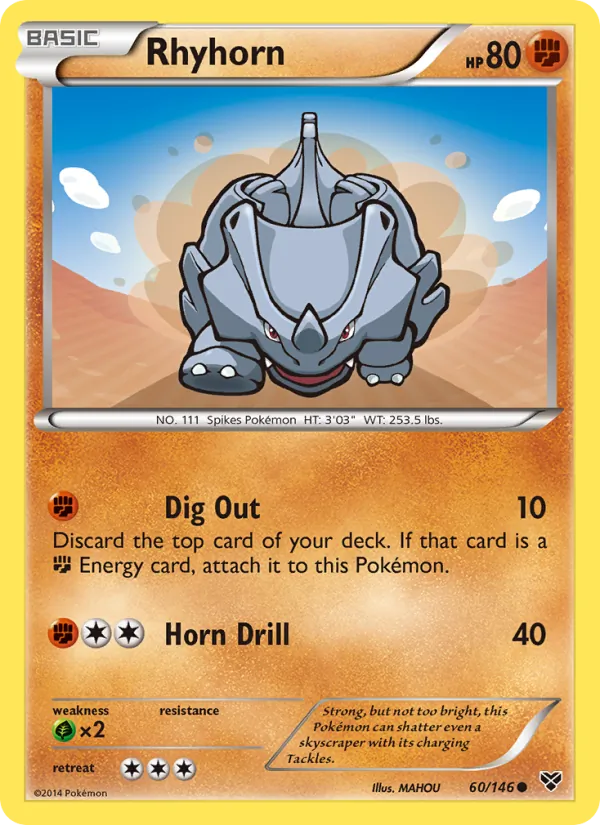 Rhyhorn 60/146 XY
