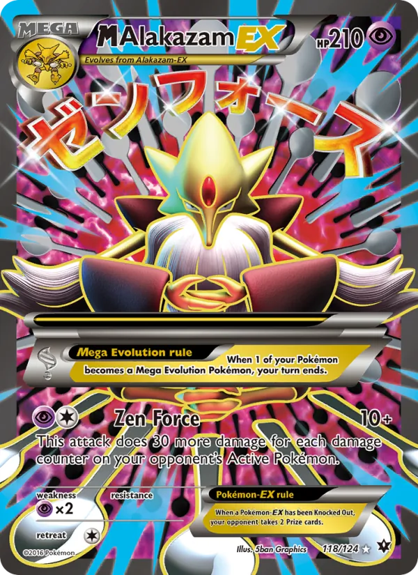 M Alakazam EX 118/124 Fates Collide