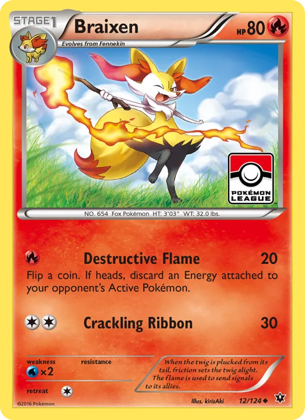 Braixen 12/124 Fates Collide