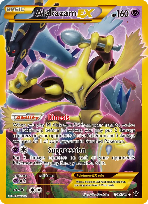 Alakazam EX 125/124 Fates Collide