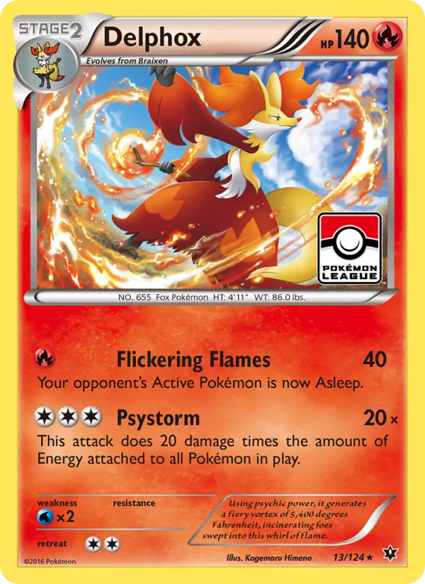 Delphox 13/124 Fates Collide