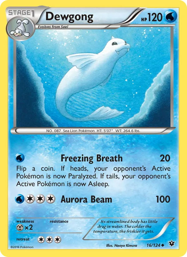 Dewgong 16/124 Fates Collide