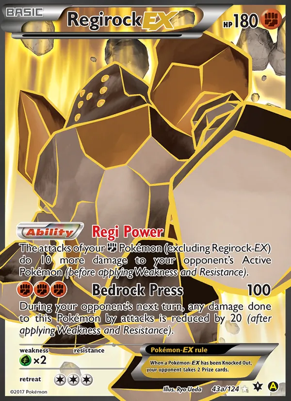 Regirock EX 43a Fates Collide