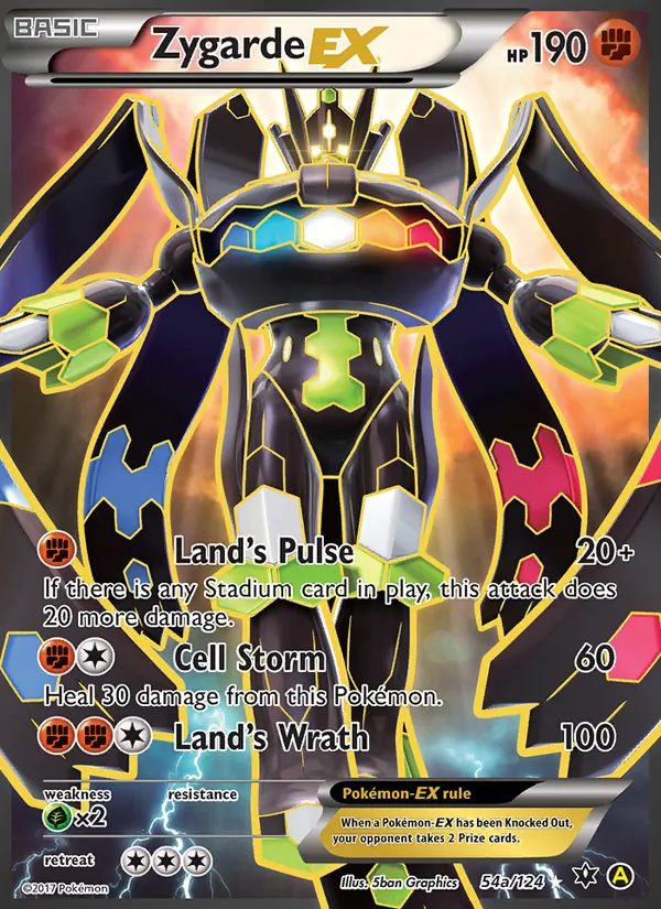 Zygarde EX 54a Fates Collide