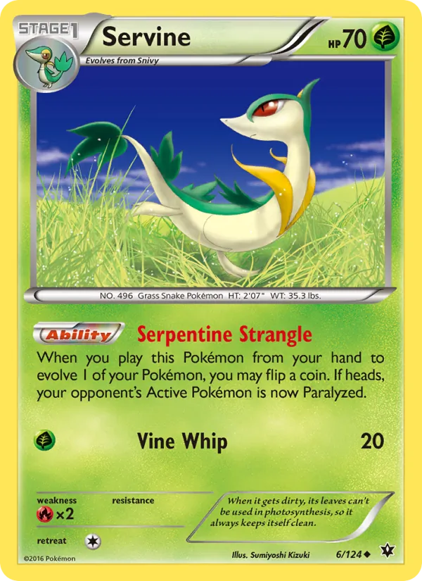 Servine 6/124 Fates Collide