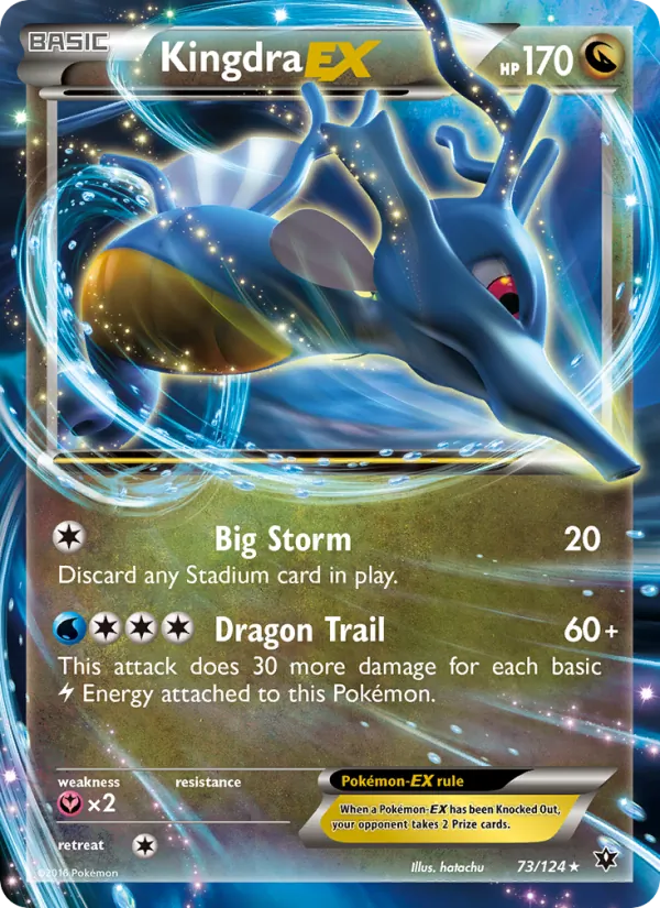 Kingdra EX 73/124 Fates Collide