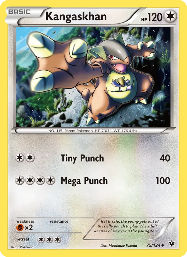 Kangaskhan 75/124 Fates Collide
