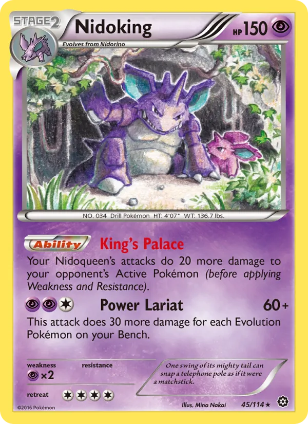 Nidoking 45/114 Steam Siege