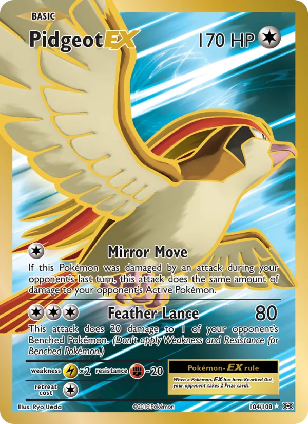 Pidgeot EX 104/108 Evolutions