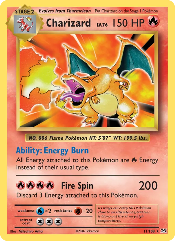 Charizard 11/108 Evolutions