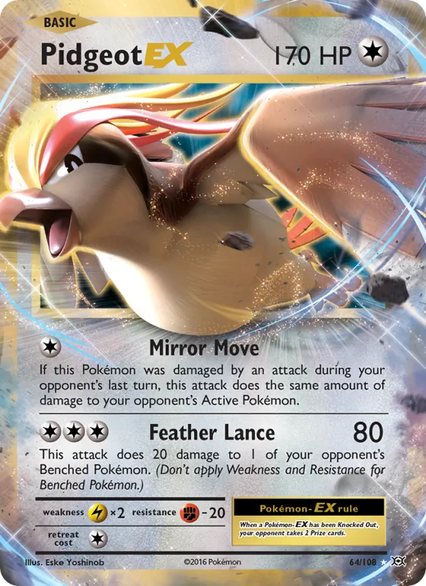 Pidgeot EX 64/108 Evolutions