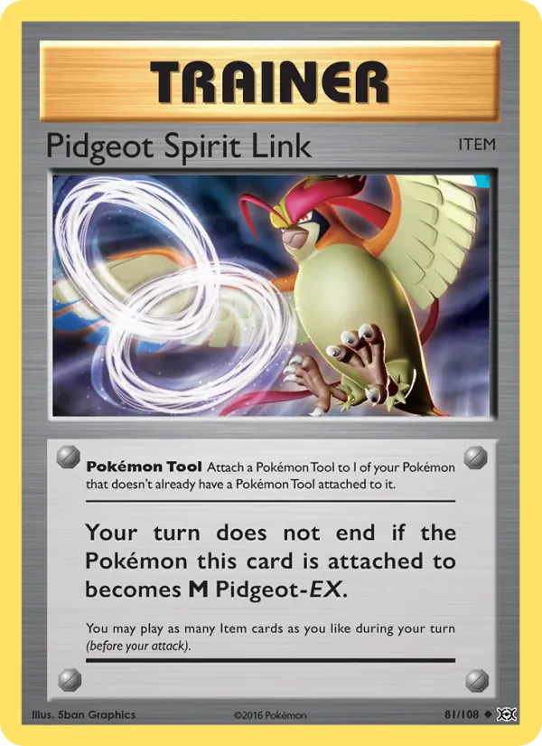 Pidgeot Spirit Link 81/108 Evolutions