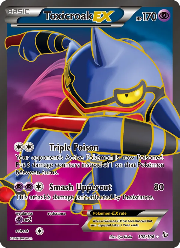 Toxicroak EX 102/106 Flashfire