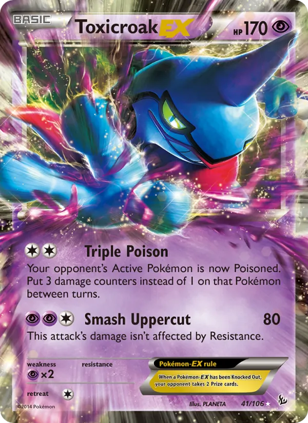 Toxicroak EX 41/106 Flashfire
