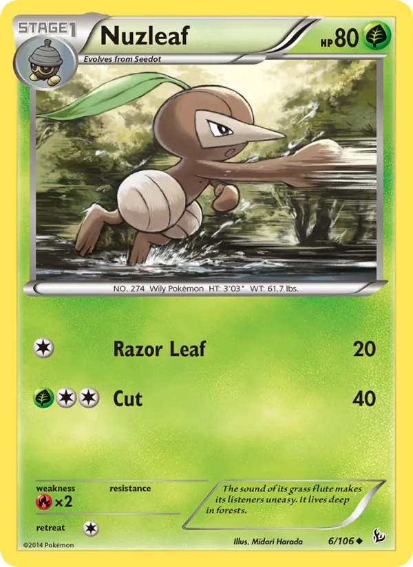 Nuzleaf 6/106 Flashfire
