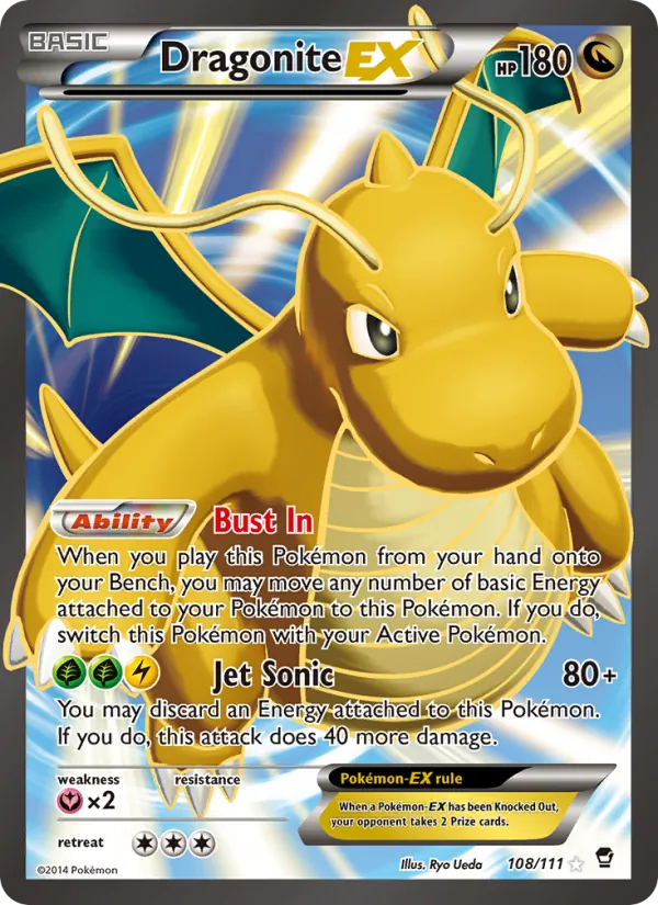Dragonite EX 108/111 Furious Fists