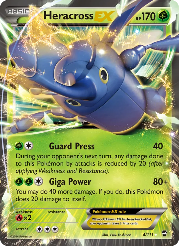 Heracross EX 4/111 Furious Fists