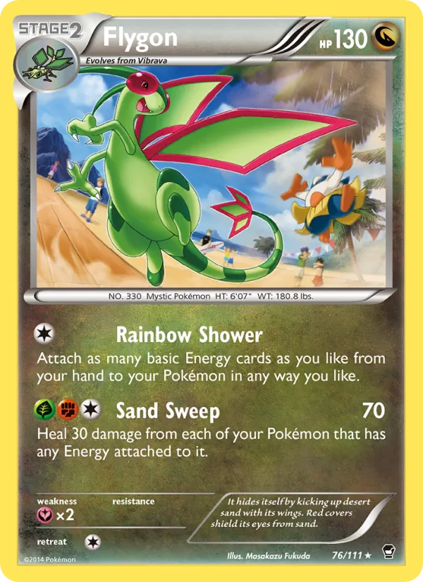 Flygon 76/111 Furious Fists