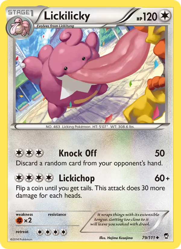 Lickilicky 79/111 Furious Fists