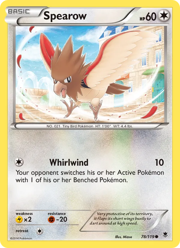 Spearow 78/119 Phantom Forces