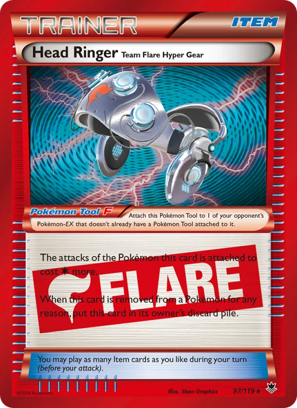 Head Ringer Team Flare Hyper Gear 97/119 Phantom Forces