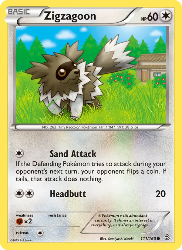 Zigzagoon 111/160 Primal Clash