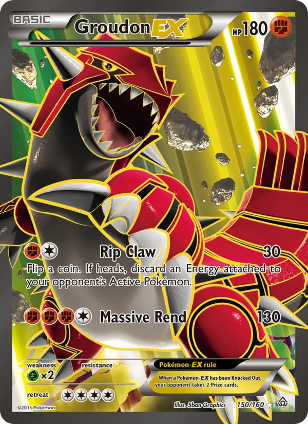 Groudon EX 150/160 Primal Clash