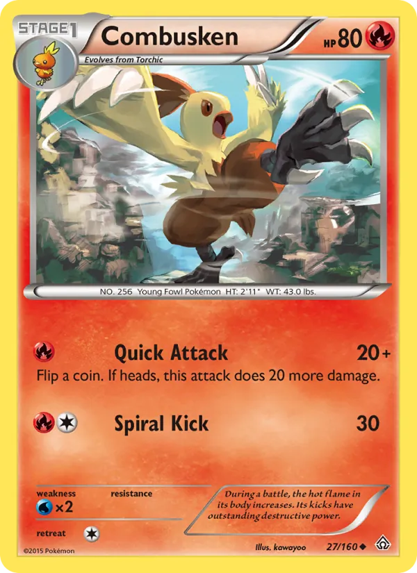Combusken 27/160 Primal Clash