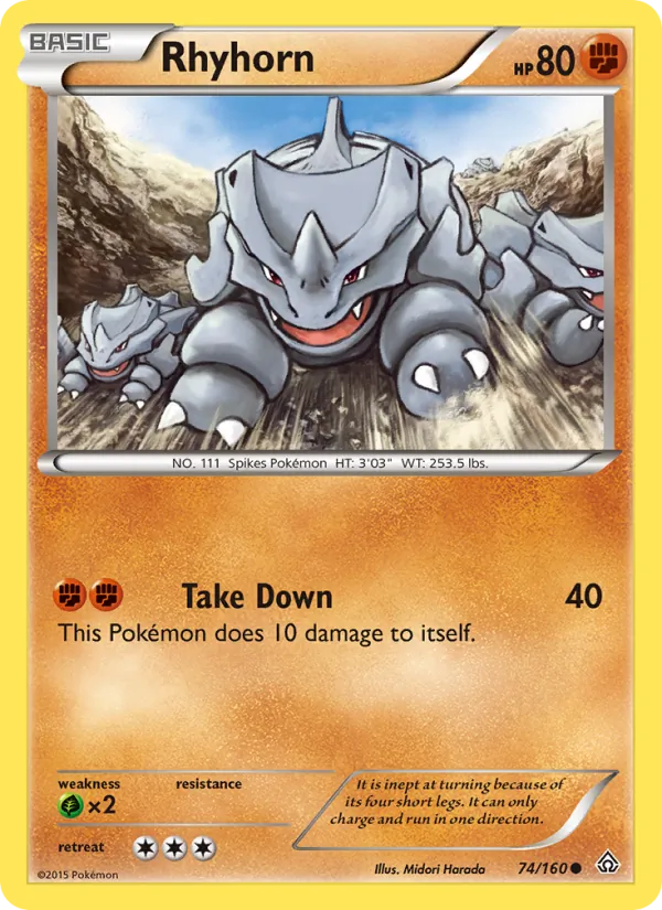 Rhyhorn 74/160 Primal Clash