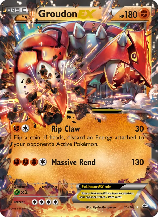 Groudon EX 85/160 Primal Clash