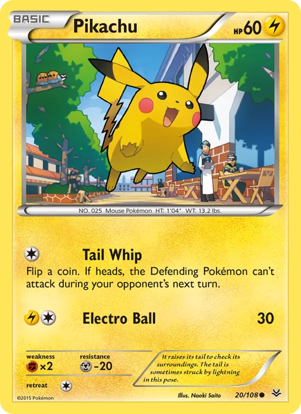 Pikachu 20/108 Roaring Skies