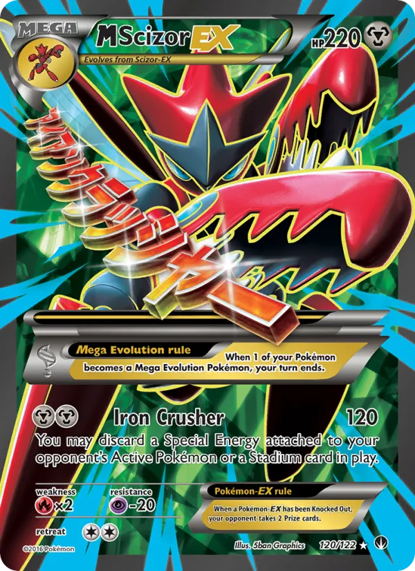 M Scizor EX 120/122 BREAKpoint
