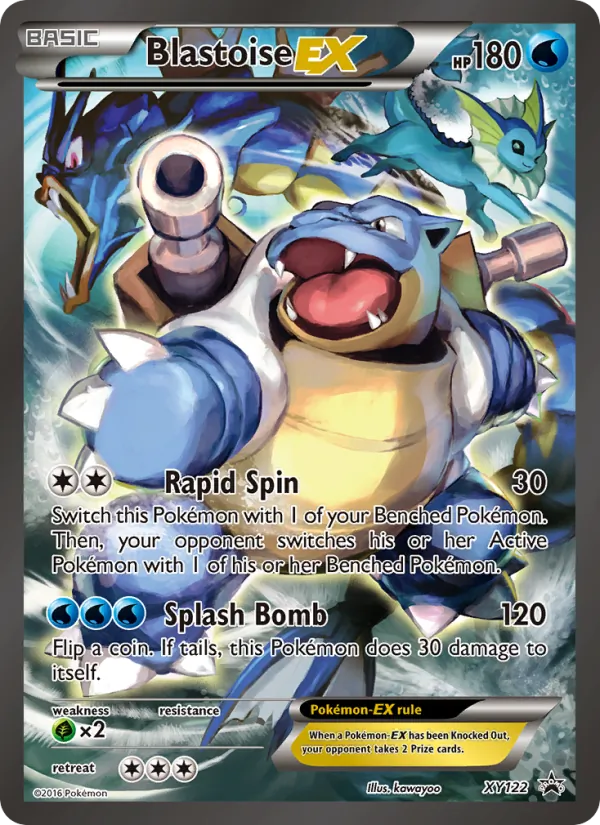 Blastoise EX XY122 XY Black Star Promos