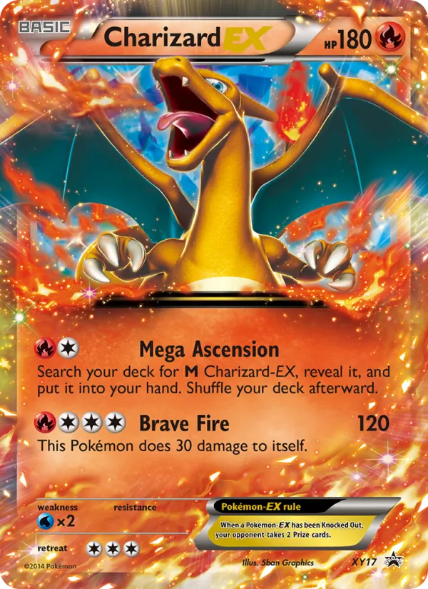 Charizard EX XY17 XY Black Star Promos